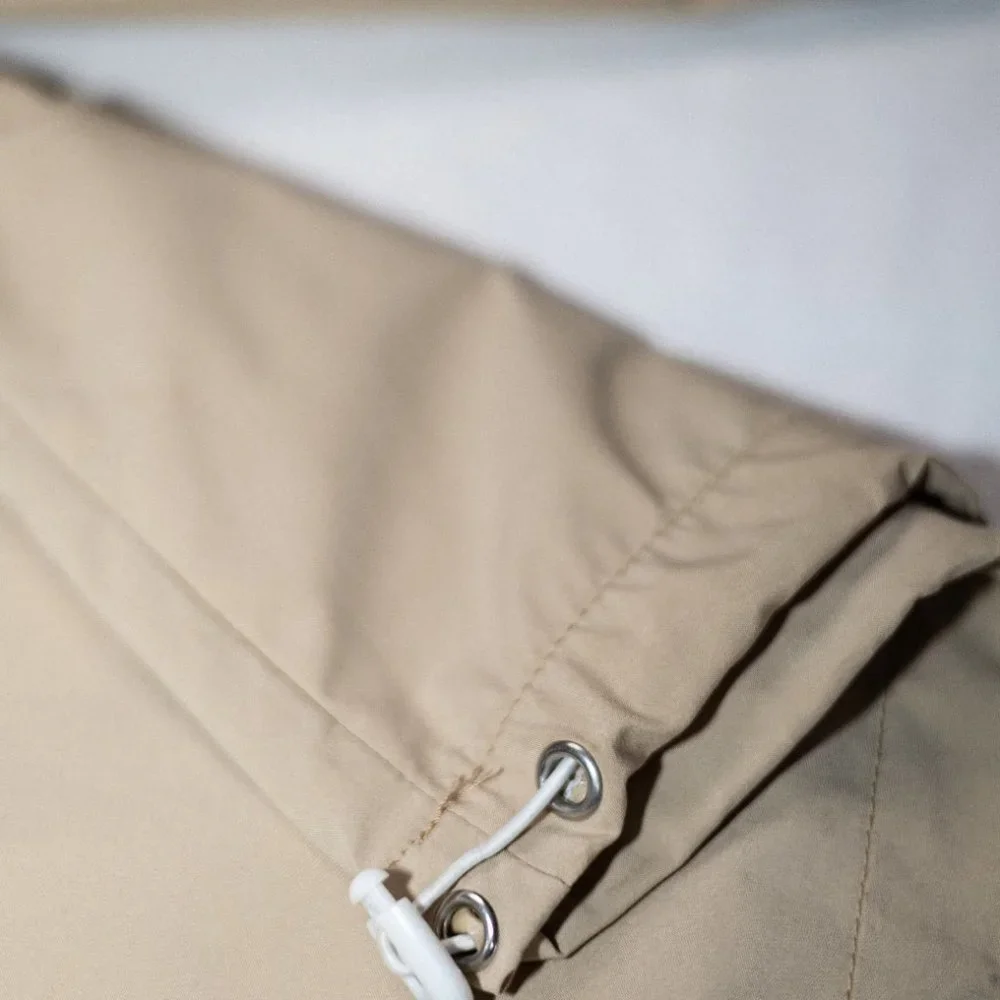 Beige Carre Windbreaker throw-over - Picture 8 of 8